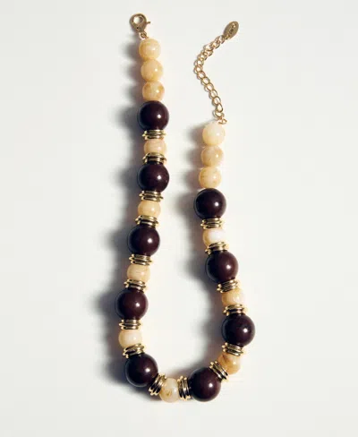 Mango Mixed Bead Necklace In Multi