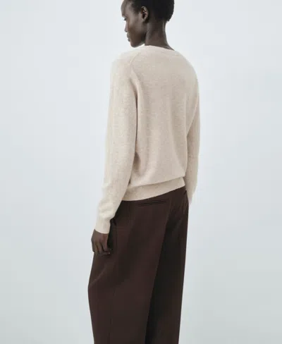 Mango Women's Cashmere Sweater In Neutral