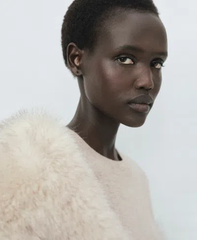 Mango Women's Cashmere Sweater In Neutral