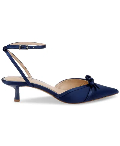 Jewel Badgley Mischka Women's Talasia Kitten Heel Pumps In Blue