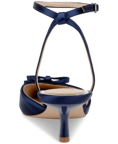 Jewel Badgley Mischka Women's Talasia Kitten Heel Pumps In Blue