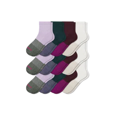 Bombas Quarter Sock 12-pack In Multi