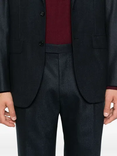 Brioni Single-breasted Suit In Blue
