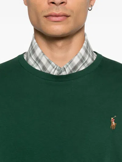 Polo Ralph Lauren Long-sleeve Crew-neck Sweater In Green