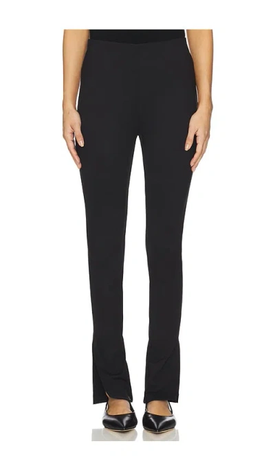 Anine Bing Kylie Split-cuffs Trousers In Black