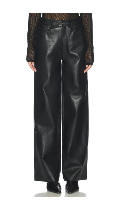 Anine Bing Manon Elasticated Trousers In Black