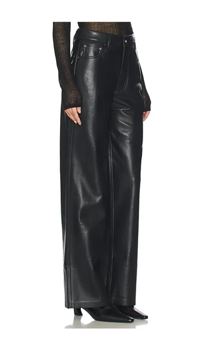Anine Bing Manon Elasticated Trousers In Black