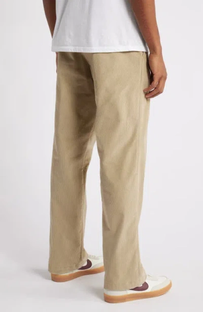 Dickies Flat Front Corduroy Pants In Nude
