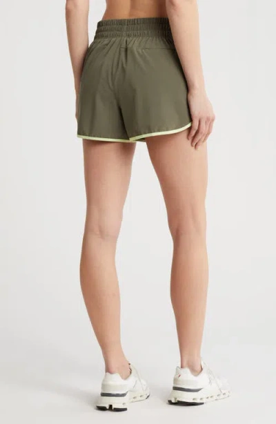Layer 8 Fast Track 2-in-1 Running Shorts In Green