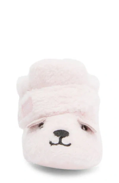 Ugg ® Bixbee Bootie & Bear Lovey Blanket Set In Pink