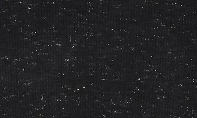 Splendid Shimmer Mock Neck Sweater In Black