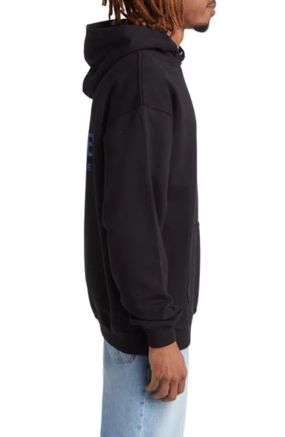 Represent Owners' Club-print Cotton Hoodie In Blue