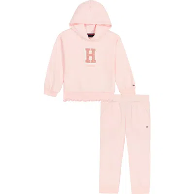 Tommy Hilfiger Baby Girls 2-piece Hoodie And Joggers Set In Pink