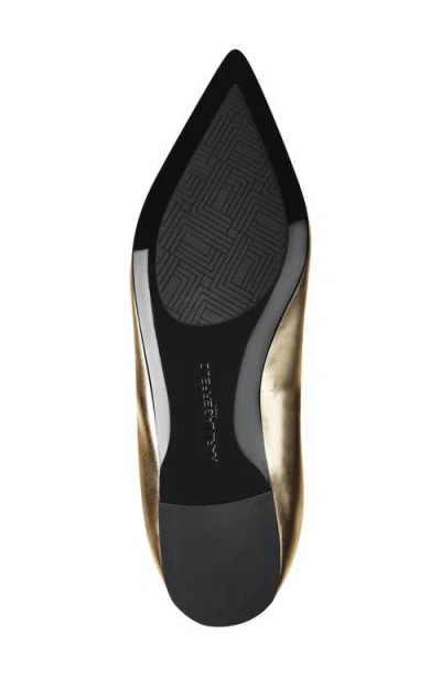 Karl Lagerfeld Paris Vinette Ballet Flat In Gold