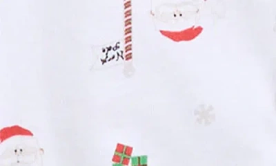 Baby Starters My First Christmas Bib & Footie Set In White