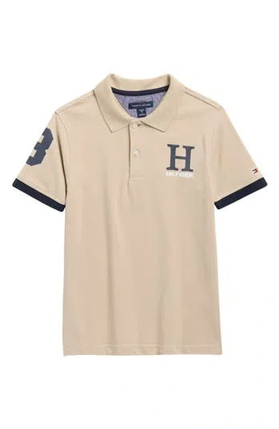 Tommy Hilfiger Kids' Matt Polo In Neutral