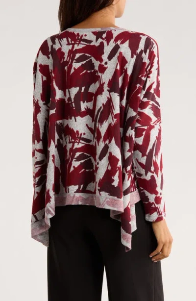 Patrizia Luca Print Boxy Top In Multi