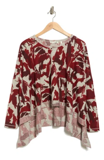 Patrizia Luca Print Boxy Top In Multi