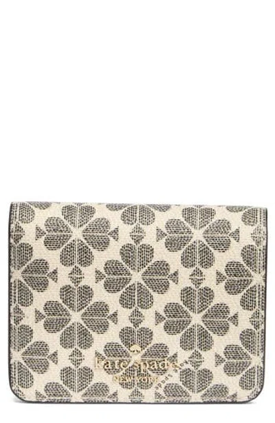 Kate Spade New York Signature Spade Flower Small Bifold Wallet In Neutral