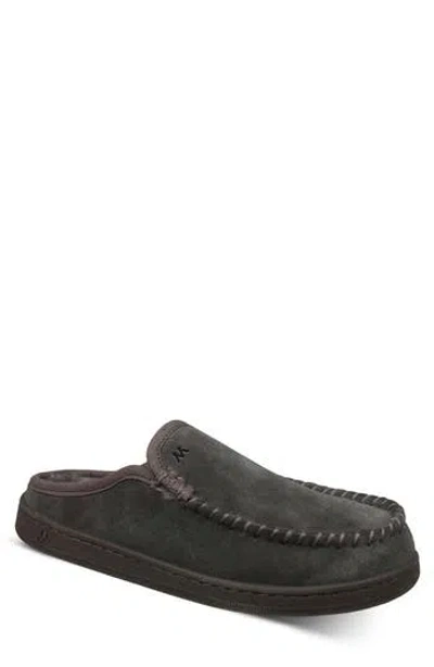 Mykos Craig Faux Shearling Lined Slipper In Gray