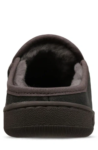 Mykos Craig Faux Shearling Lined Slipper In Gray