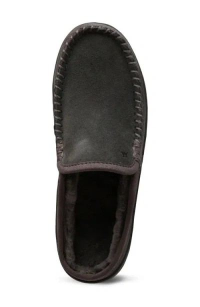 Mykos Craig Faux Shearling Lined Slipper In Gray