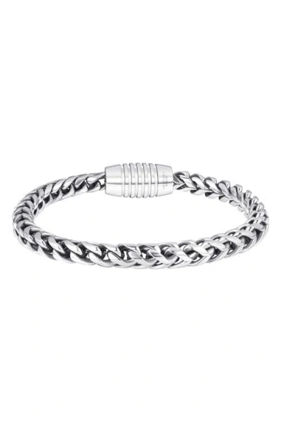 Geoffrey Beene Franco Chain Bracelet In Silver