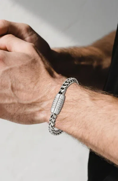 Geoffrey Beene Franco Chain Bracelet In Silver