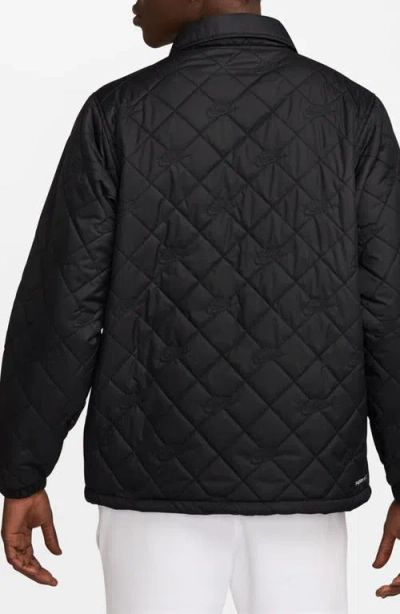 Nike Club Quilted Coach's Jacket In Multi