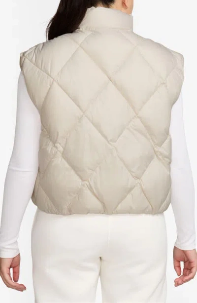 Jordan Brooklyn Therma-fit Quilted Puffer Vest In Neutral