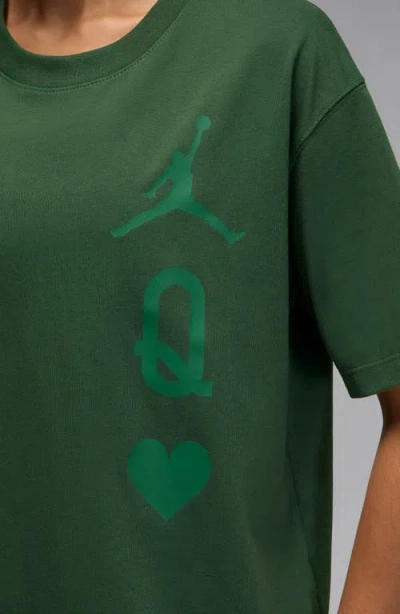 Jordan Flight Graphic Tee In Green