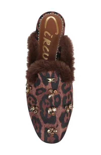 Circus Ny By Sam Edelman Women's Tillie Embellished Cozy Faux-shearling Slip-on Clogs In Multi