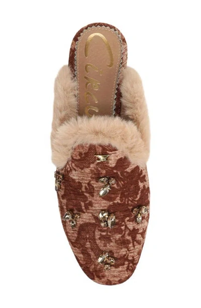 Circus Ny By Sam Edelman Women's Tillie Embellished Cozy Faux-shearling Slip-on Clogs In Multi