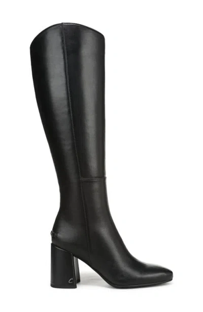 Circus Ny By Sam Edelman Women's Billie Knee-high Block-heel Dress Boots In Black