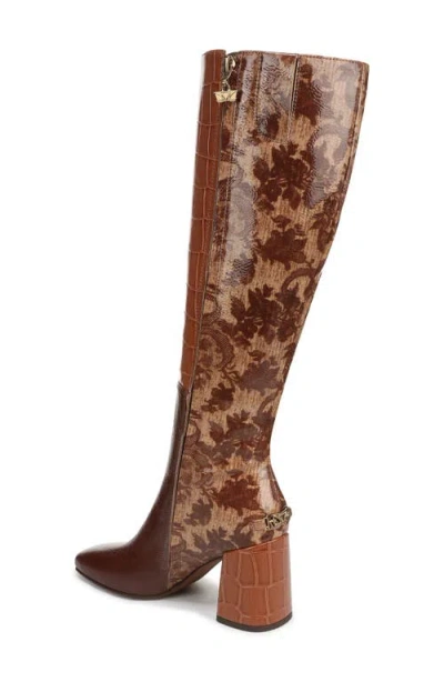 Circus Ny By Sam Edelman Women's Billie Wide-calf Knee-high Block-heel Dress Boots In Brown
