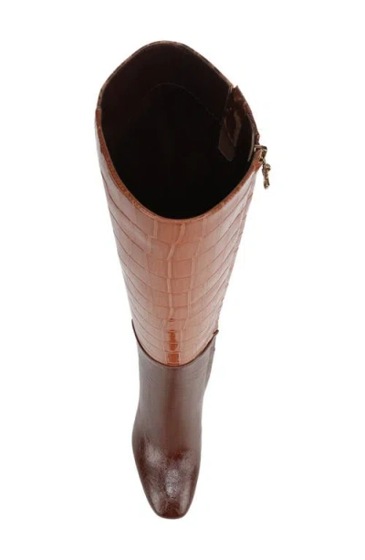 Circus Ny By Sam Edelman Women's Billie Wide-calf Knee-high Block-heel Dress Boots In Brown