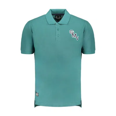 Gianmarco Venturi Green Cotton Polo Shirt In Green
