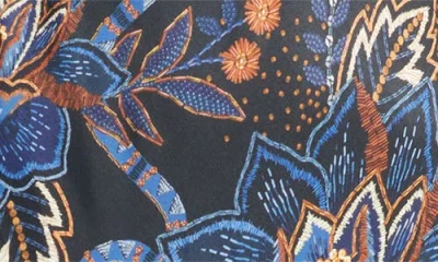 Farm Rio Snakes Bouquet Maxi Slip Dress In Multi