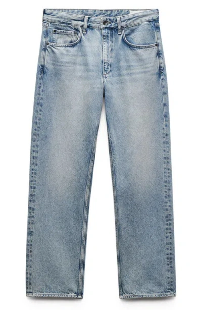 Rag & Bone Fit 4 Authentic Rigid Straight Leg Jeans In Blue