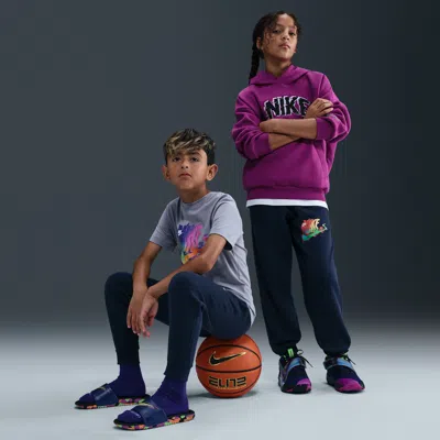 Nike Sportswear Club Fleece Big Kids' Jogger Pants In Blue