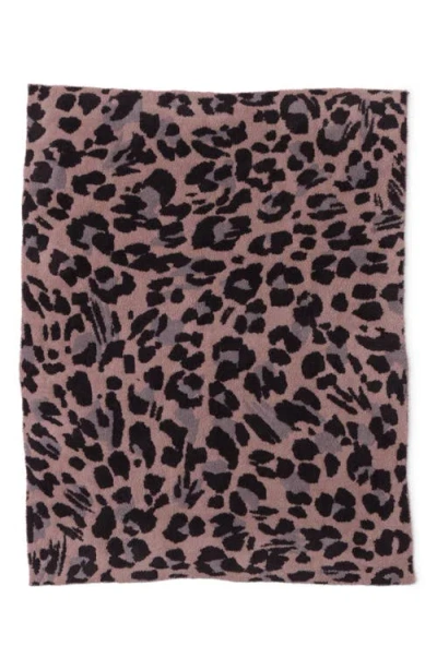 Barefoot Dreams Cozychic® Exploded Leopard Throw Blanket In Pink