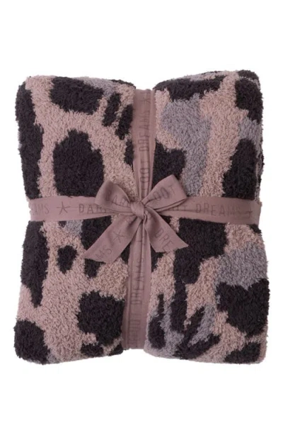 Barefoot Dreams Cozychic® Exploded Leopard Throw Blanket In Pink