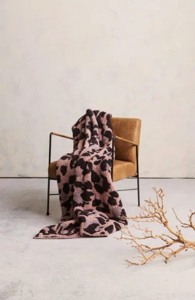 Barefoot Dreams Cozychic® Exploded Leopard Throw Blanket In Pink