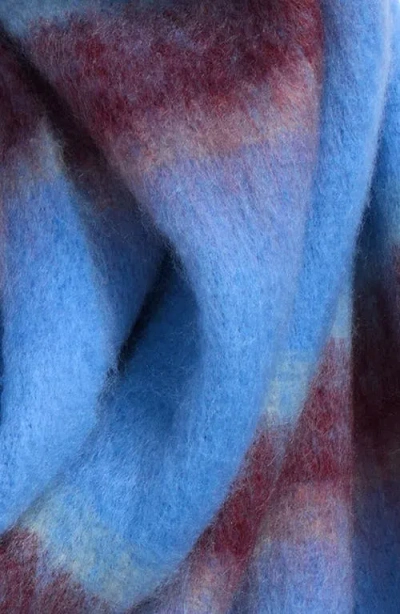Bp. Fringe Blanket Scarf In Blue