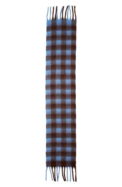 Bp. Fringe Blanket Scarf In Blue