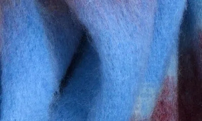 Bp. Fringe Blanket Scarf In Blue