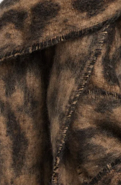 Bp. Fringe Blanket Scarf In Brown