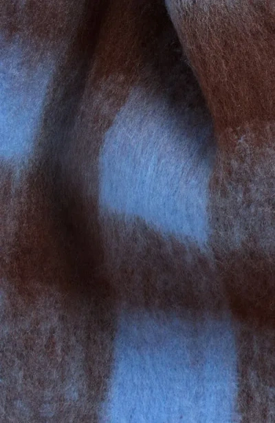 Bp. Fringe Blanket Scarf In Blue