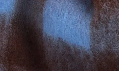 Bp. Fringe Blanket Scarf In Blue