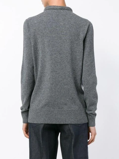 Shop Christopher Kane Bolster Sweater In Grey